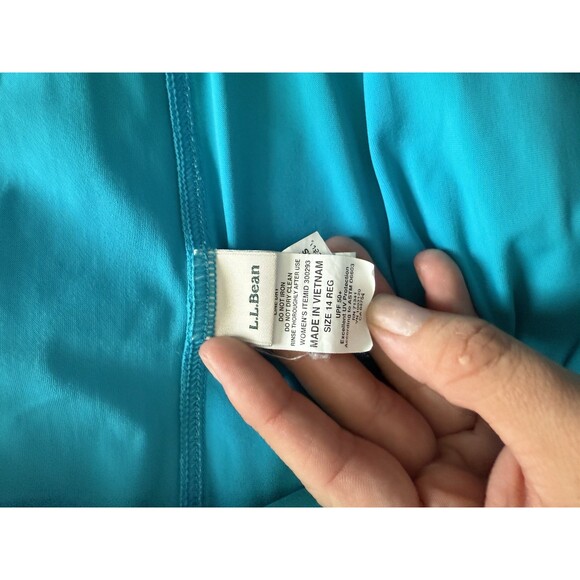 L.L.Bean Women's Blue Athletic Skort Stretch Short S Regular - Picture 2 of 4